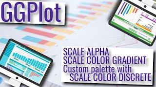 GGPlot - SCALE ALPHA, SCALE COLOR GRADIENT and custom palette with SCALE COLOR DISCRETE