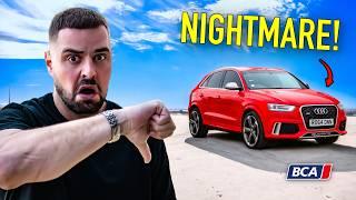 I BOUGHT A BROKEN AUDI RSQ3 FROM AN AUCTION! (DELIBERATELY)