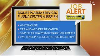 JOB ALERT: Biolife Plasma Services in Whitehouse needs a Plasma Center Nurse RN