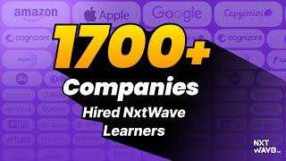 NxtWave Hire: Next wave of opportunities with 1700+ companies | CCBP 4.0 | @NxtWave | EdTech