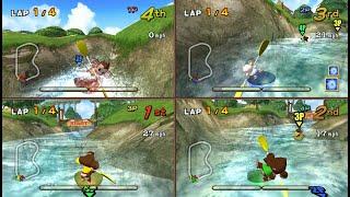 Super Monkey Ball 2: Monkey Boat 4 player Netplay 60fps