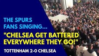 "CHELSEA GET BATTERED EVERYWHERE THEY GO!" The Spurs Fans Singing After Beating Chelsea 2-0