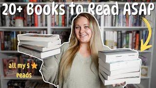 All the BOOKS I've rated 5 stars ⭐️| my favorite books