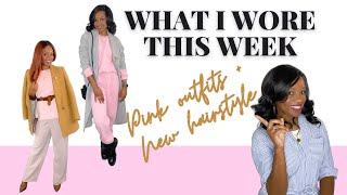 I WORE PINK OUTFITS ALL WEEK (BUSINESS CASUAL & LOUNGEWEAR) | VERSICOLOR CLOSET