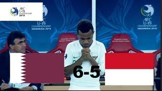 INDONESIA U-19 VS QATAR U-19 (AFC U-19) 5-6