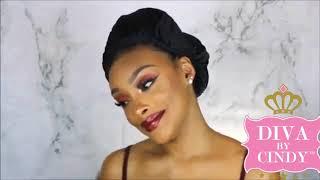 Wakanda inspired hair style with Naturally Nata