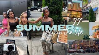 Vlog|| End of summer vlog | content link up , candle making , food, ice cream .