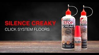 Stop Creak  - The Lubricant For Squeaky Wood Floors | AVAILABLE AT HOME DEPOT ONLINE