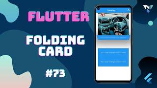 @Google #Flutter Tutorial for Beginners #73: Fun with Folding Card in Flutter