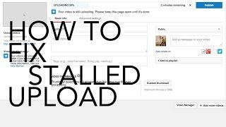 How to Fix the YouTube Video Upload Stuck at 95% or 0% Processing / Upload YouTube Upload Error Fix
