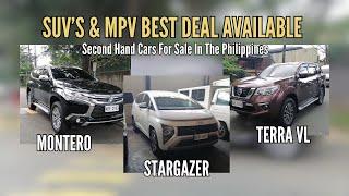 Second hand cars for sale in the philippines - SUV's & MPV Montero, Nissan Terra For Sale