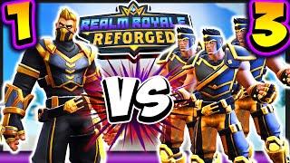 1 Assassin VS 3 Warriors - *SOLO VS TRIOS* | Realm Royale Reforged