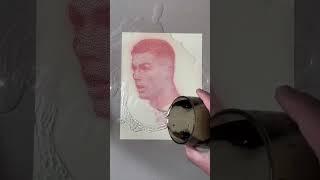 Destroying Ronaldo Drawing! #ronaldodrawing #drawingoftheday #drawingvideo #destroyingart #drawings