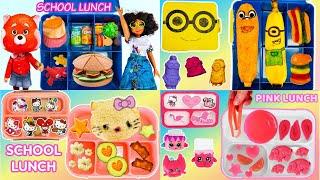 Carrie Packs Encanto Hello Kitty and Minion School Lunches