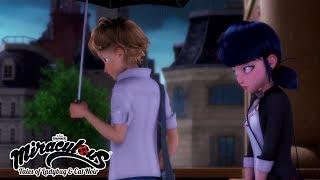 MIRACULOUS |  Stoneheart - Origins Part 2  | Ladybug and Cat Noir | The umbrella scene