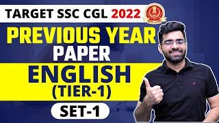 (Set-1) Previous Year Paper English Language (Tier-1) | Target SSC CGL 2022 | Tarun Grover