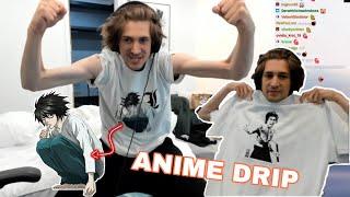 xQc Shows Off His New ANIME DRIP