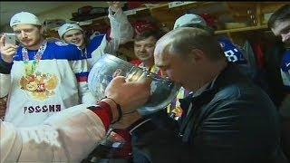 Хоккей Путин  поздравил сборную России с "золотом" чемпионата мира