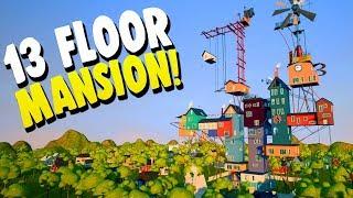 Getting Lost In The Neighbors GIANT 13 FLOOR MANSION! | Hello Neighbor