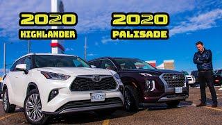 2020 Toyota Highlander Platinum vs 2020 Hyundai Palisade Limited | Clash Of Titans