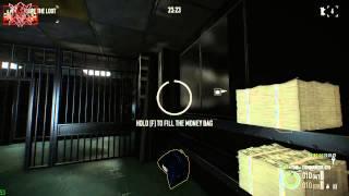 Payday 2: The Big Bank, what happens when you place a loud drill inside the vault...