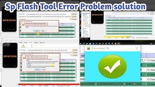 Sp Flash Tool Error Problem solution 100% Working (Hindi)