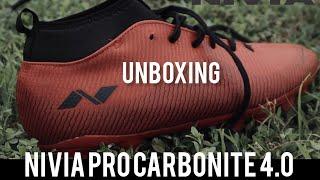 Nivia Pro Carbonite 4.0 football shoes Unboxing, Nivia honest Review | India | 2021