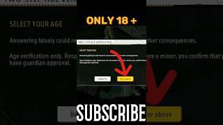 free fire age verification problem solved  | free fire age verification #shorts #freefire