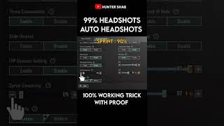 Best Settings & Sensitivity to Improve Headshots and Hip-Fire | PUBG MOBILE / BGMI #pubgmobile