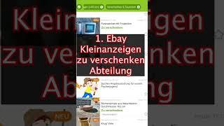 Mit Ebay Kleinanzeigen „Zu Verschenken“ Profit machen 