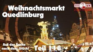 Weihnachtsmarkt in den Höfen von Quedlinburg im Harz mit Stadtrundgang Teil 118