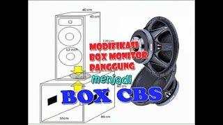 Modified Box monitor stage becomes CBS BOX ordinary speakers become extraordinary