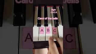 Carol Of The Bells  Easy Piano Tutorial