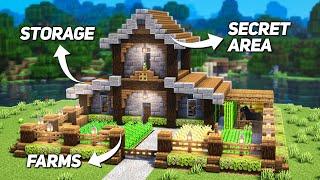 Minecraft: Ultimate Farmhouse Tutorial (how to build)