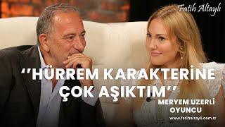 Fatih Altaylı ile Pazar Sohbeti: "Türkiye'de oyuncu olmak aklıma gelmezdi!" / Oyuncu Meryem Uzerli