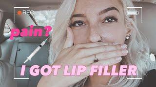 I GOT LIP FILLER! | mini vlog of my experience & results