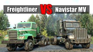 Snowrunner Freightliner M916A1 vs Navistar 5000 MV