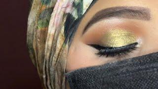 Olive Green Eye Makeup Tutorial || Glam Eye Makeup : Easy Eyeshadow tutorial | for Beginners…