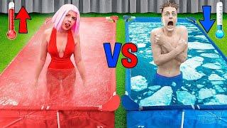 HOT vs COLD Pool Challenge !