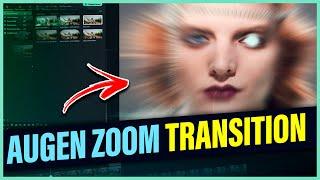 Cooler SCHNITTÜBERGÄNGE: Zoom Transition durch Augen