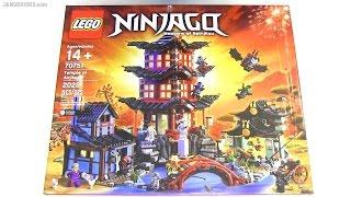 Built in 60 seconds: LEGO Ninjago Temple of Airjitzu 70751