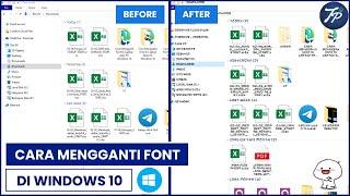 Cara Mengganti Font Di Laptop Atau PC Windows 10 | Ganti Jenis Font Windows 10