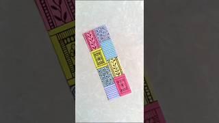 DIY Handmade Bookmark | Aesthetic Art | Easy & Satisfying Drawing #Shorts #Trending #DIY 