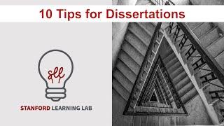 10 Tips for Completing a Dissertation