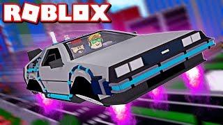MY AWESOME FLYING CAR in ROBLOX VEHICLE SIMULATOR | DRAG RACES | CAR STUNTS