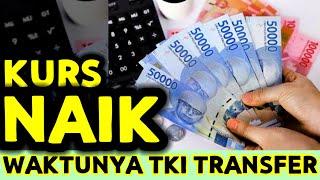 KABAR GEMBIRA UNTUK TKI YG MAU TRANSFER/TUKAR UANG WKTU CUTI KE INDONESIA HASIL KURS NAIK TERUS