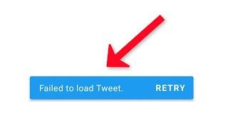 How To Fix Twitter - Failed To Load Tweet Error - Android & Ios - Fix Twitter Network Error