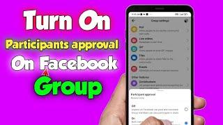 How to turn on member  approval in Facebook group || Facebook group member approval setting 2024