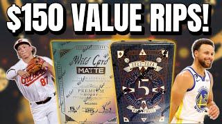 AUTOS ONLY VALUE RIPS!! | 2024 Wild Card Matte Baseball and 5 Card Draw Basketball Reviews