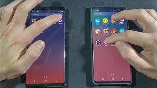 Samsung Note 9 vs Samsung S10 Plus Comparison Speed Test